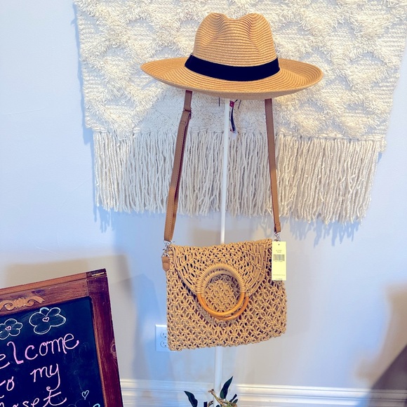 🌞Vince Camuto Panama Hat NWT - Picture 2 of 4